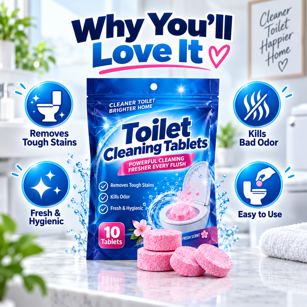 Multi-purpose Drain & Toilet  Cleaning Tablets