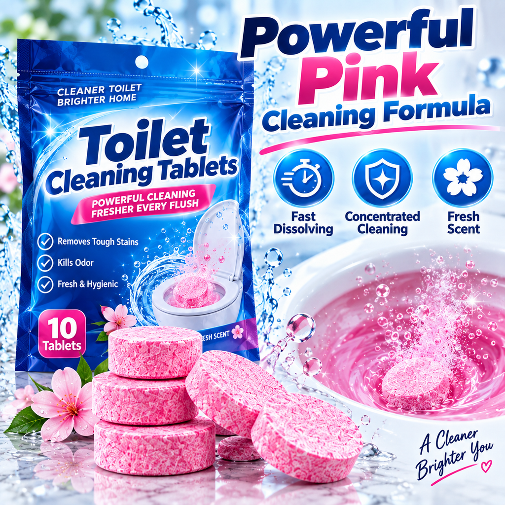 Multi-purpose Drain & Toilet  Cleaning Tablets