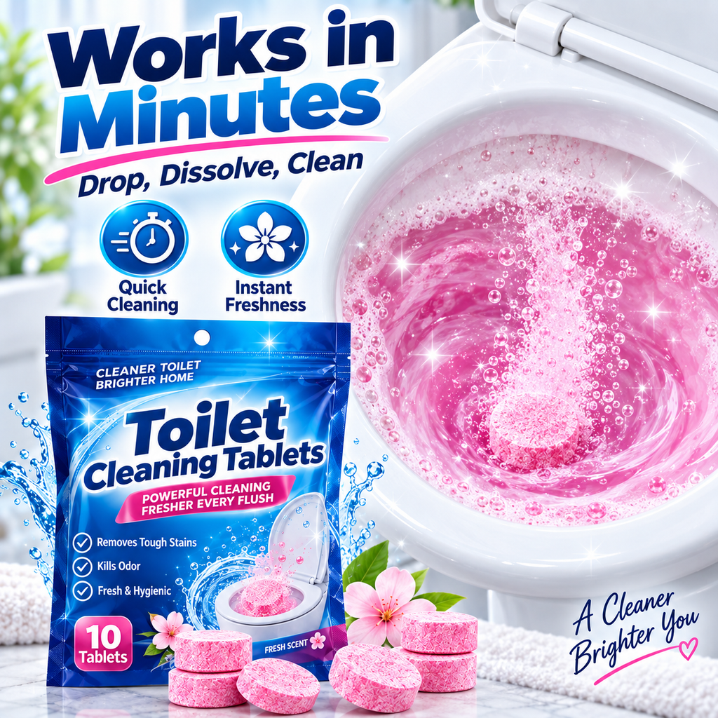Multi-purpose Drain & Toilet  Cleaning Tablets