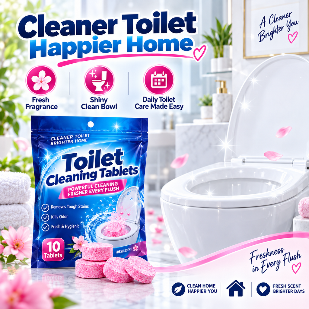 Multi-purpose Drain & Toilet  Cleaning Tablets