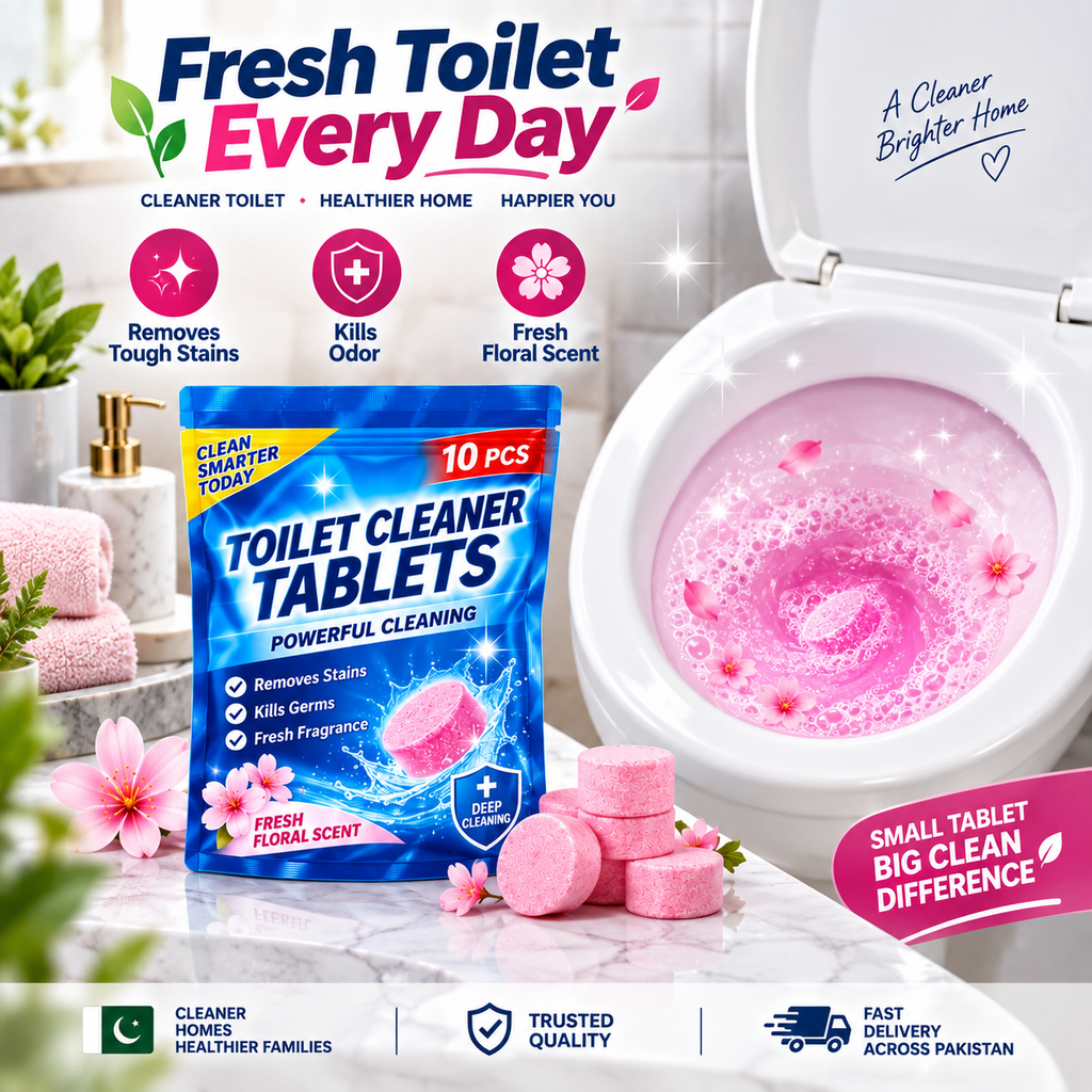 Multi-purpose Drain & Toilet  Cleaning Tablets