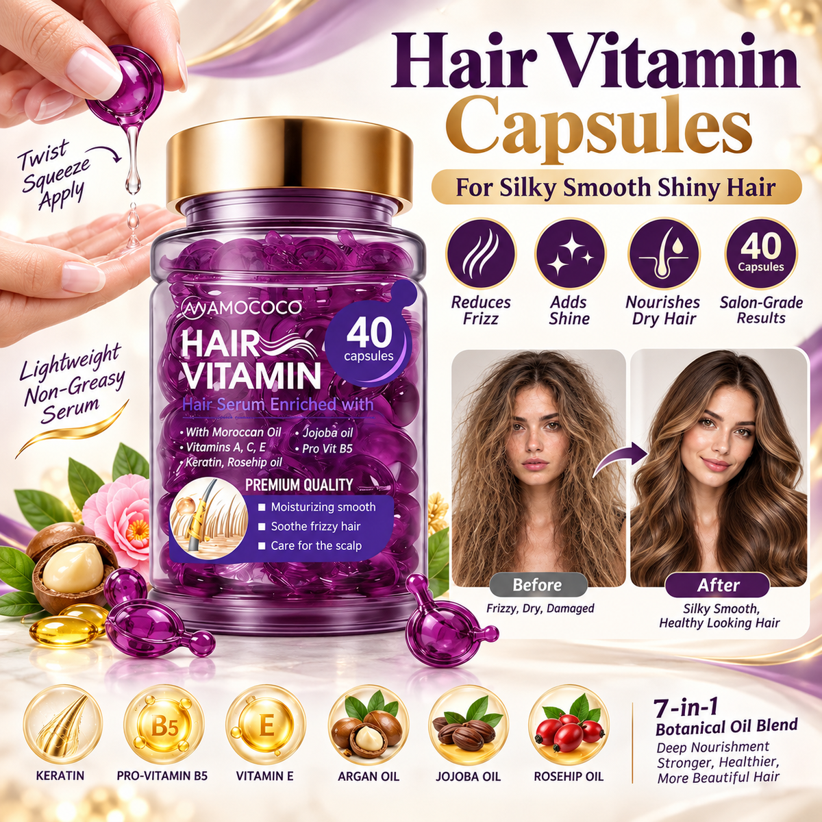 Hair Oil Capsule